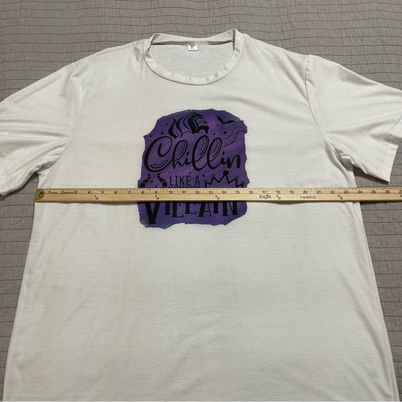 Chillin Like A Villain T-Shirt XL - Picture 2 of 6